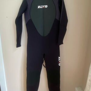Black and Gray Full Body Wetsuit